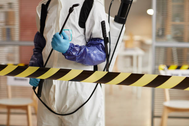 Professional Blood Cleanup technician working in Caruthers, CA